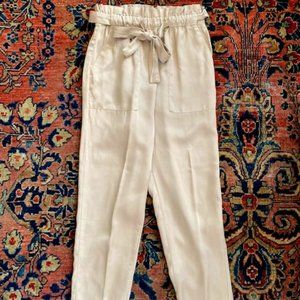 H&M Paperbag Waist Tan Pants | Size S